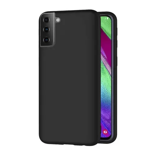 Samsung Galaxy S21+ (S21 Plus) Telefontok - fekete szilikon tok