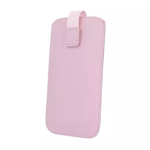Telefontok 6,9 col - pink tépőzáras-kihúzós tok (166x76 mm)