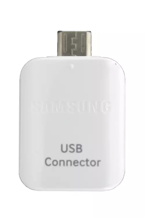 Adapter: Samsung EE-UG930 (GH96-09728A) gyári OTG USB - Micro Usb adapter fehér