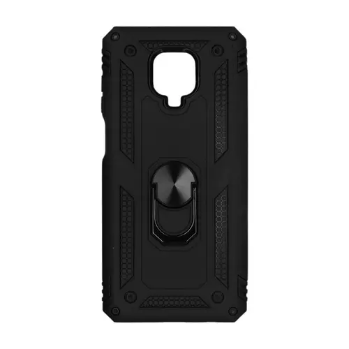 Telefontok Xiaomi Redmi Note 9S - Ring Armor ütésálló fekete tok