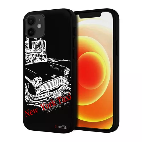 iPhone 12 Telefontok - Graffiti No.205 mintás szilikon tok