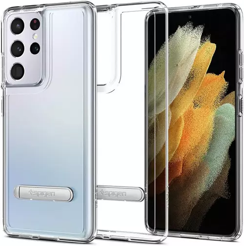 Telefontok Samsung Galaxy S21 Ultra - SPIGEN Ultra Hybrid kristálytiszta tok