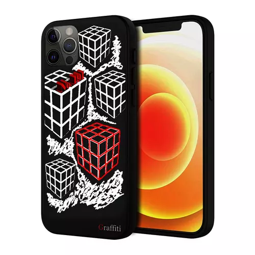 iPhone 12 Pro Max Telefontok - Graffiti No.191 mintás szilikon tok