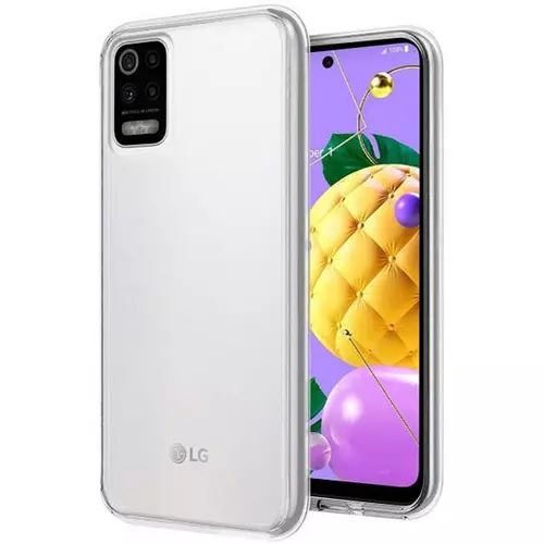 Telefontok LG K52 - átlátszó szilikon tok