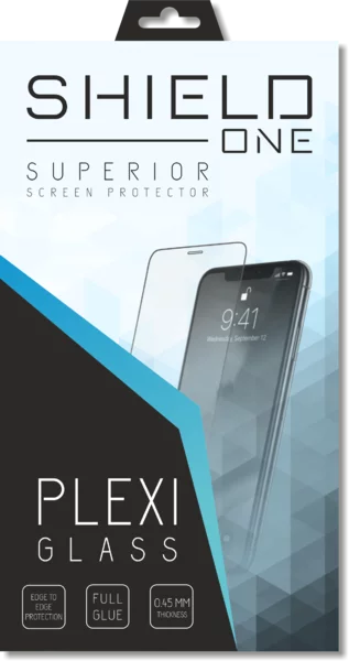 Plexi fólia Samsung Galaxy S20 Ultra - ShieldOne fekete keretes Plexi kijelzővédő (az íves részre is ráhajlik)