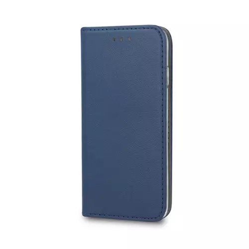 Telefontok Samsung Galaxy A51 - Smart Magnetic kék szilikon keretes mágneses könyvtok