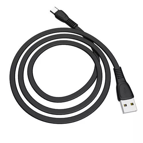 Kábel: HOCO X40 - Fekete USB / TYPE-C (USB-C) kábel (gyors, 2,4A)