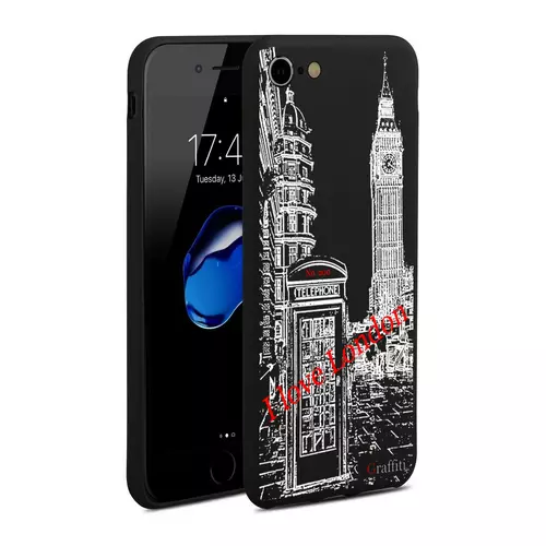 iPhone SE 2020 Telefontok - Graffiti No. 200 mintás szilikon tok