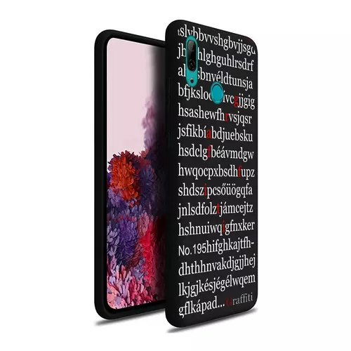 Huawei P Smart 2019 Telefontok - Graffiti No.195 mintás szilikon tok