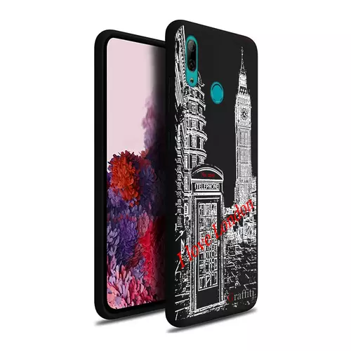 Huawei P Smart 2019 Telefontok - Graffiti No.200 mintás szilikon tok