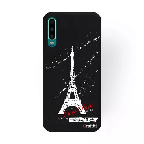 Huawei P30 Telefontok - Graffiti No.183 mintás szilikon tok