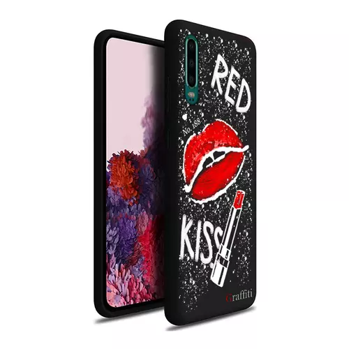 Huawei P30 Telefontok - Graffiti No.188 mintás szilikon tok