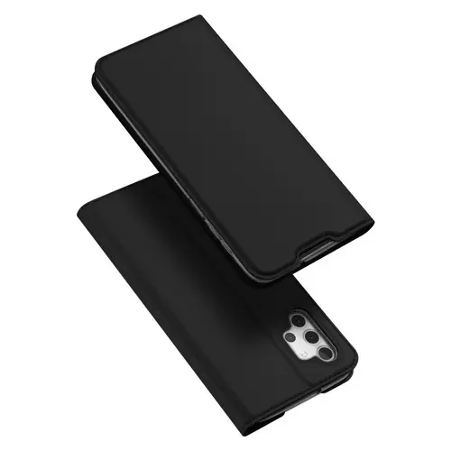 Telefontok Samsung Galaxy A32 5G - Dux Ducis fekete flipcover tok