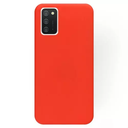 Telefontok Samsung Galaxy A02s - piros szilikon tok