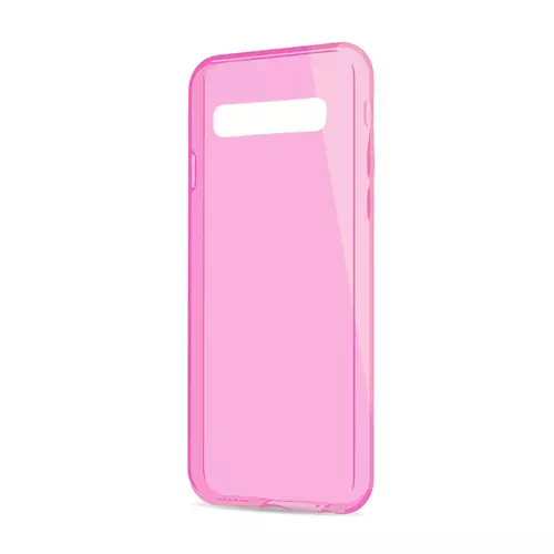 Telefontok Samsung Galaxy S10 - pink áttetsző szilikon tok