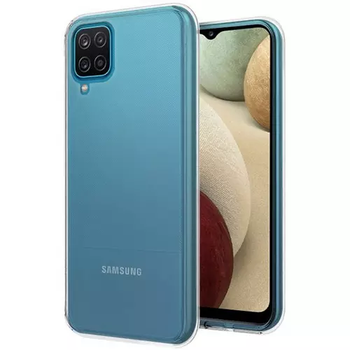 Telefontok Samsung Galaxy F12 - átlátszó szilikon tok