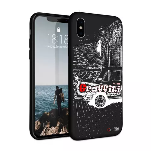 iPhone Xs Telefontok - Graffiti No.223 mintás szilikon tok