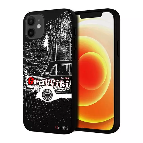 iPhone 12 mini Telefontok - Graffiti No.223 mintás szilikon tok