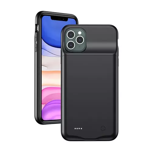 Telefontok iPhone 11 - USAMS US-CD111 Power Case - hátsó akkumulátoros tok 4500mAh - fekete