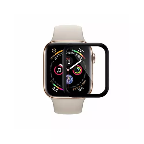 Apple Watch Series - 44mm okosóra flexi fekete keretes fólia