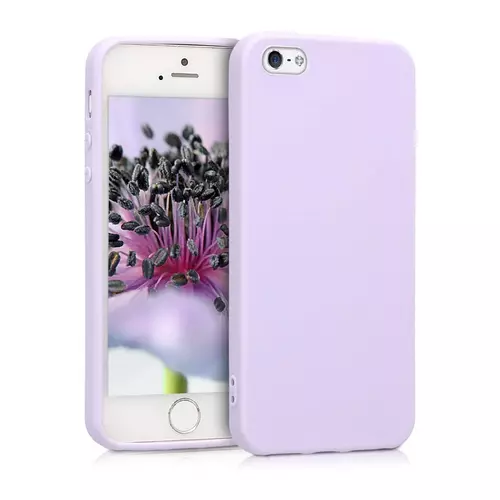Telefontok iPhone 5/5S/SE - levendula Pastel szilikon tok