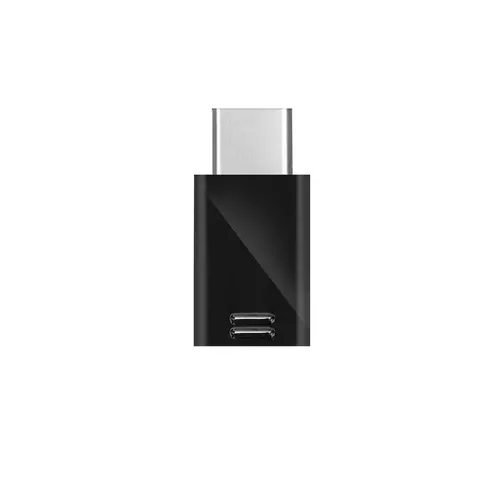 Adapter: SAMSUNG GH96-12330A - MicroUSB - Type-C (USB-C) fekete adapter