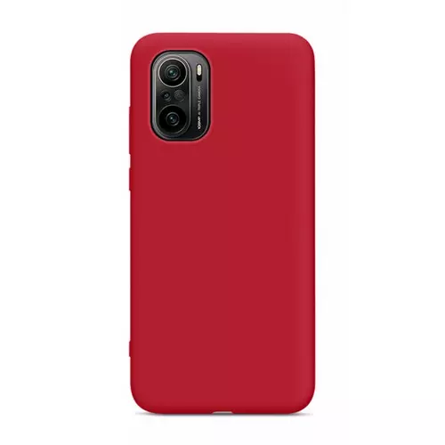 Telefontok Xiaomi Poco F3 / Xiaomi Mi 11i - piros szilikon tok