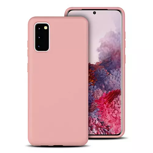 Telefontok Samsung Galaxy S20 - pink szilikon tok