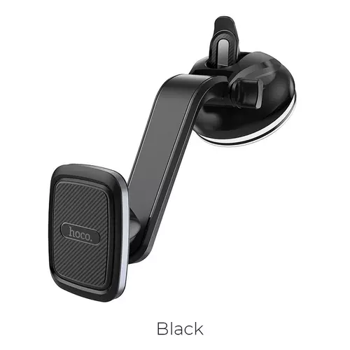 Autós telefontartó: HOCO CA45A - univerzális mágneses, tapadókorongos 360 fokban elfordítható, fekete