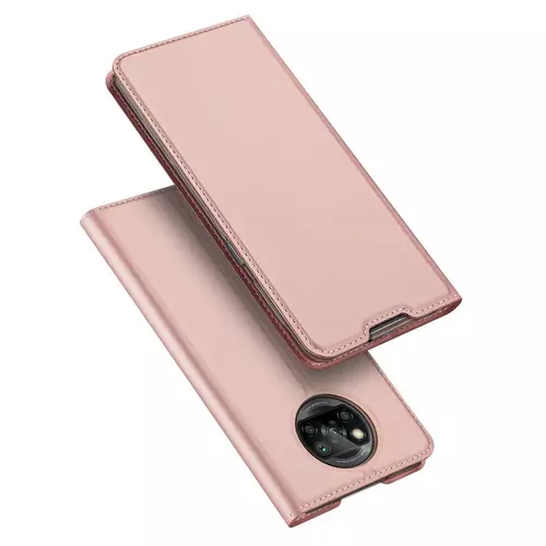 Telefontok Xiaomi Poco X3 NFC / Poco X3 Pro - Dux Ducis rose gold kinyitható tok