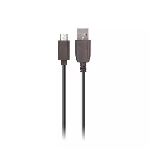 Adatkábel: MaxLife - USB / MicroUSB fekete adatkábel 1m, 1A