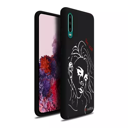 Huawei P30 Telefontok - Graffiti No.228 mintás szilikon tok
