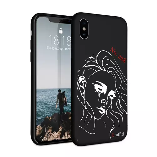 iPhone Xs Telefontok - Graffiti No.228 mintás szilikon tok