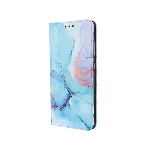 Telefontok Samsung Galaxy S21 FE - Smart Trendy marble 1 mágneses szilikon keretes könyvtok
