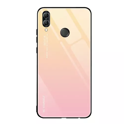 Telefontok Huawei P Smart 2019 / Honor 10 Lite - pink színátmenetes üveg hátlaptok