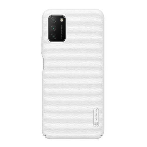 Telefontok Xiaomi Redmi 9T / Poco M3 - Nillkin Super Frosted fehér tok
