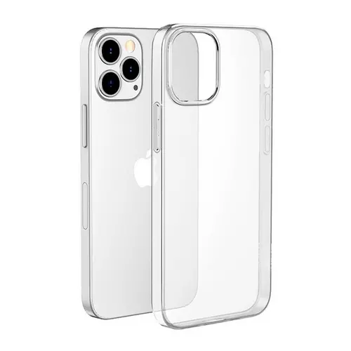Telefontok iPhone 12 Pro - 2 mm-es átlátszó szilikon hátlap tok