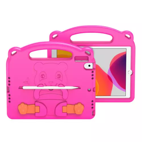 Tablettok iPad 2019 10.2 (iPad 7) - Dux Ducis Panda - pink, kitámasztható tablet tok
