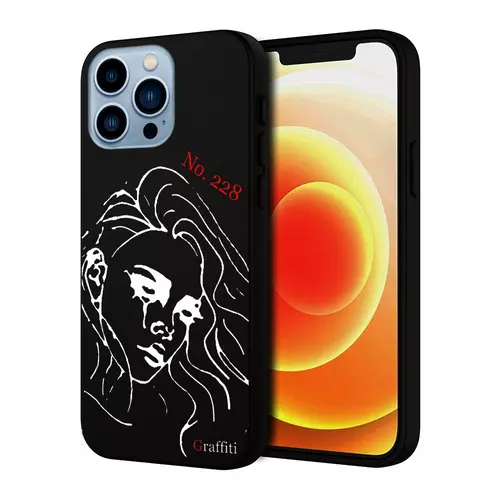 iPhone 13 Pro Max Telefontok - Graffiti No.228 mintás szilikon tok