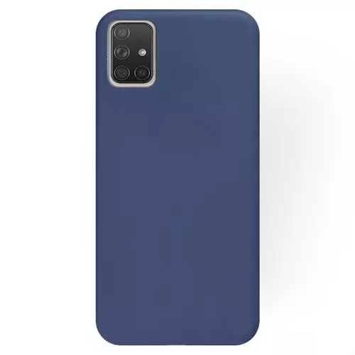 Telefontok Samsung Galaxy A71 - kék szilikon tok