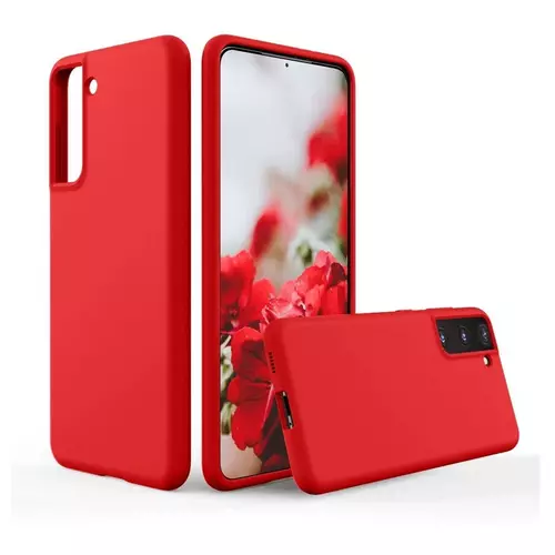 Telefontok Samsung Galaxy S22+ (S22 Plus) - piros szilikon tok