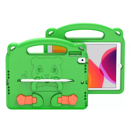 Tablettok iPad 2020 10.2 (iPad 8) - Dux Ducis Panda - zöld, kitámasztható tablet tok