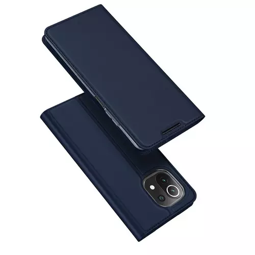 Telefontok Xiaomi 11 Lite 5G NE / Mi 11 Lite - Dux Ducis kék flipcover tok
