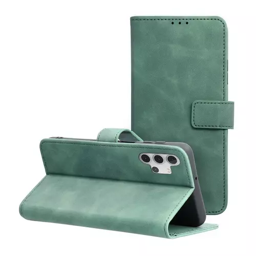 Telefontok Samsung Galaxy A32 5G - Forcell Tender zöld ráhajtófüles könyvtok