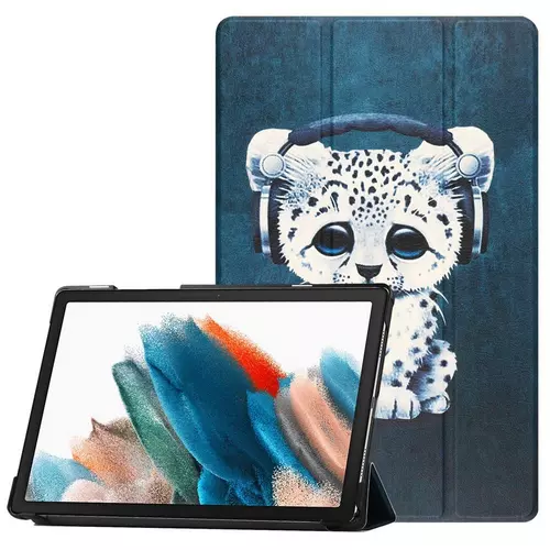 Galaxy Tab A8 10.5 X200 / X205 Tablettok - Sad Cat smart case tablettok