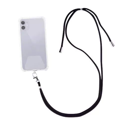 Univerzális Telefontok - tokba helyezhető nyakba akasztó - fekete