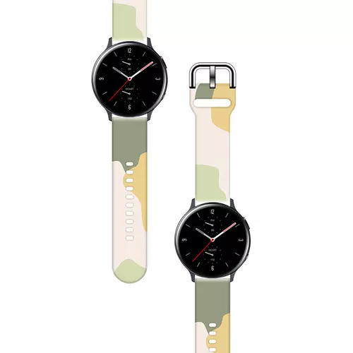 Samsung Galaxy Watch 4 (40 / 42 / 44 / 46 mm) okosóra szíj - Strap Moro color 14 színes szilikon szíj (szíj szélesség: 20 mm)