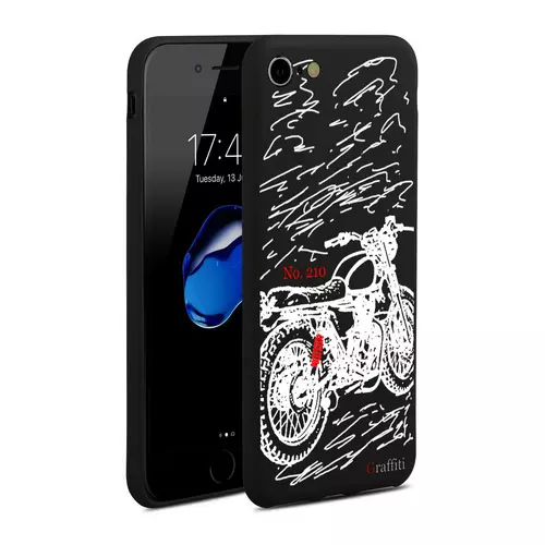 iPhone SE3 2022 Telefontok - Graffiti No. 210 mintás szilikon tok