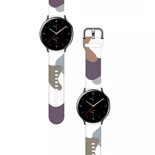 Huawei Watch GT / GT2 / GT2 Pro (46 mm) okosóra szíj - Strap Moro color 9 színes szilikon szíj (szíj szélesség: 22 mm)