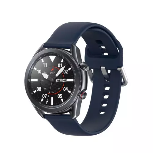 Huawei Watch 3 / Watch 3 Pro okosóra szíj - kék szilikon szíj